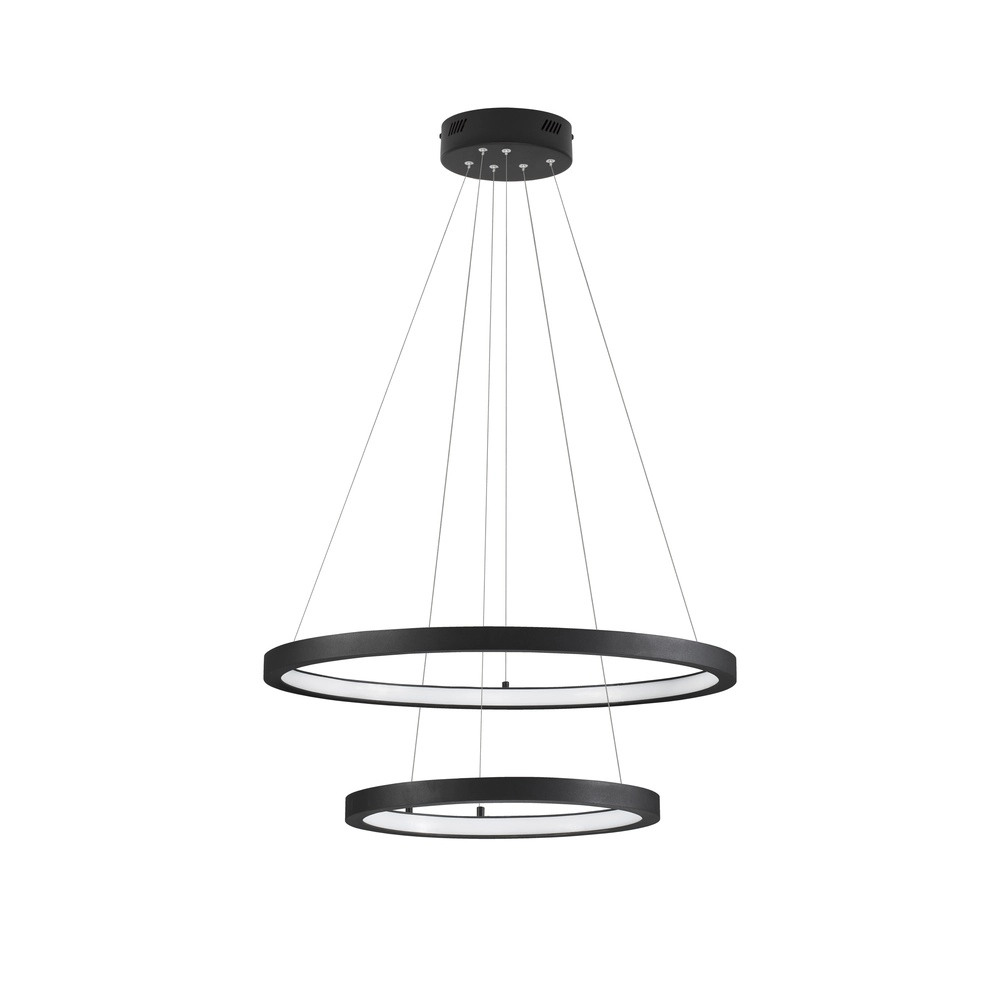 Zwarte hanglamp Empatia design dubbel Zwarte hanglamp Empatia design dubbel