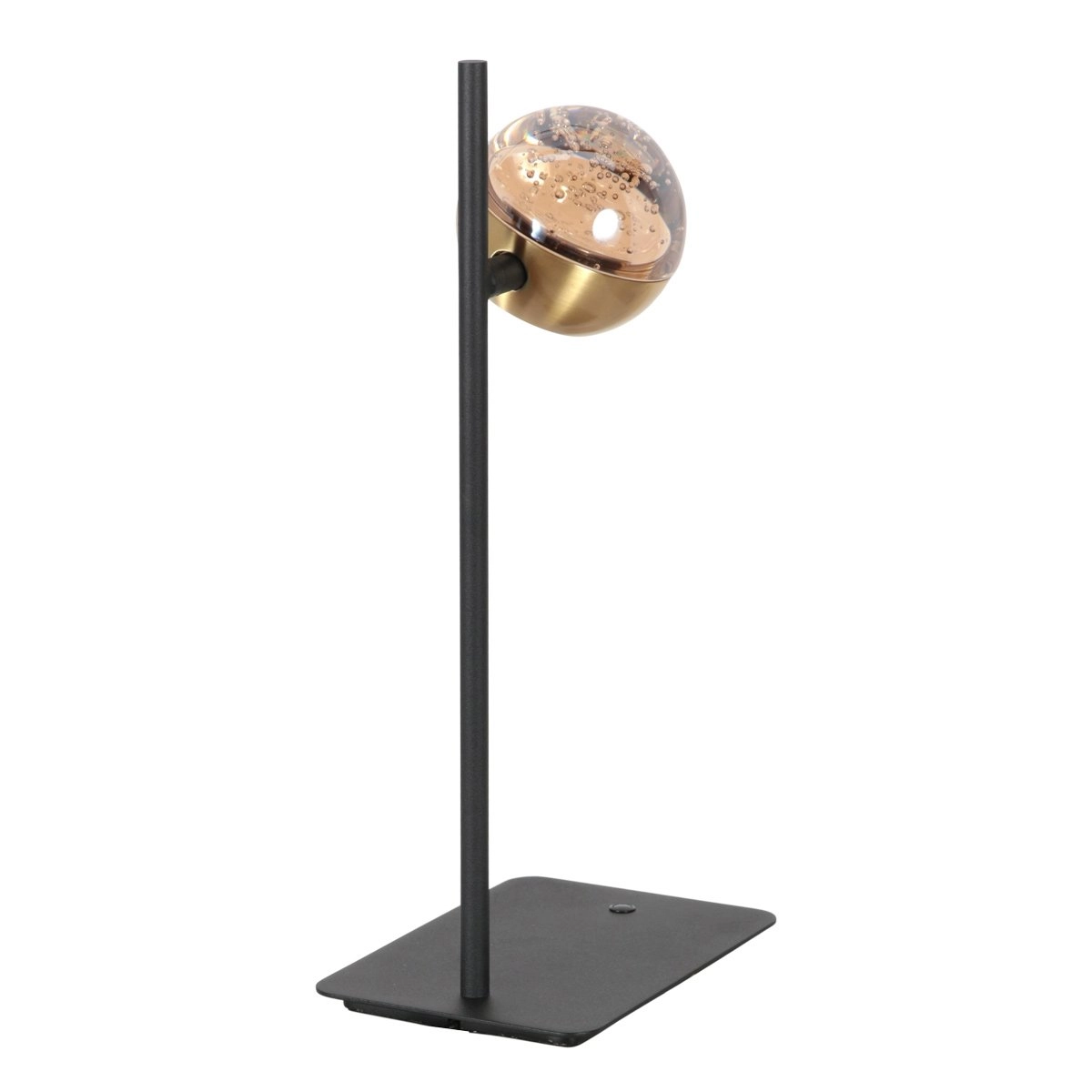 Led bureaulamp Belluno messing met zwart - dimbaar Steinhauer 8712746183955