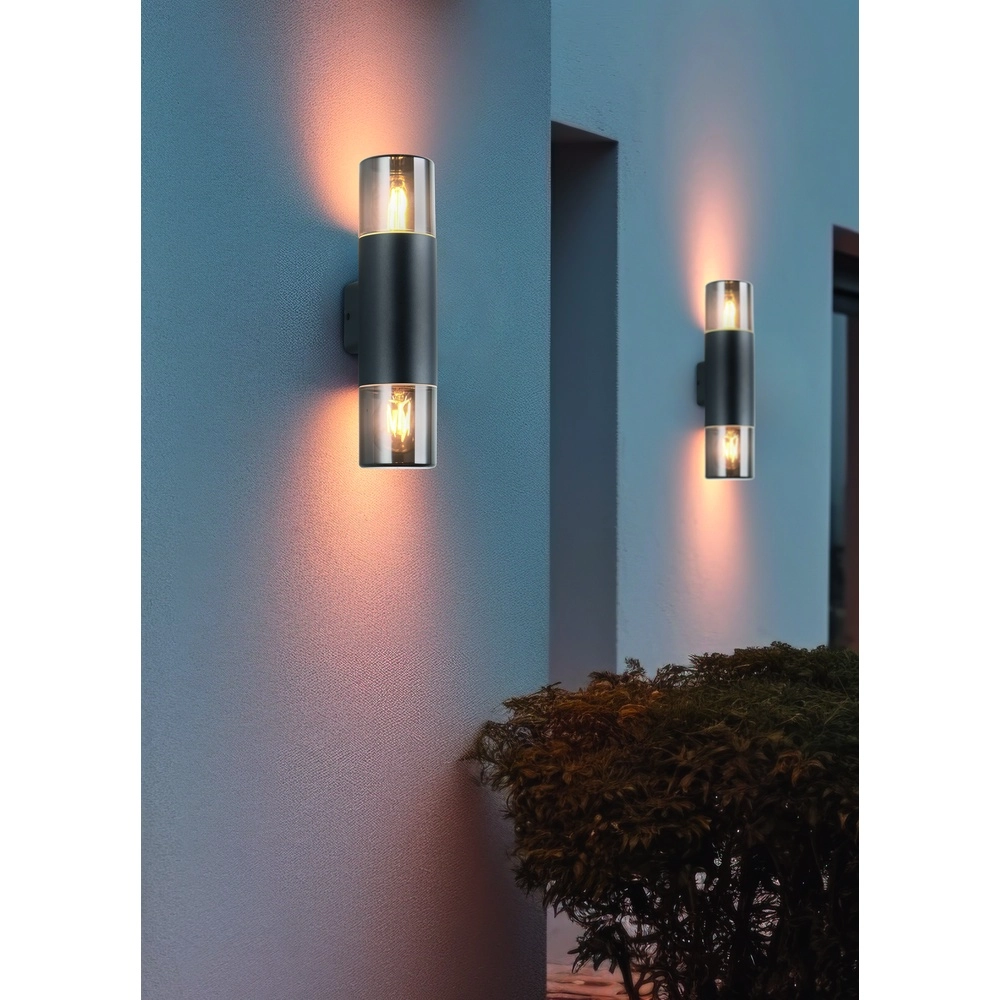 Wandlamp Hoosic dubbel Trio 4017807603590