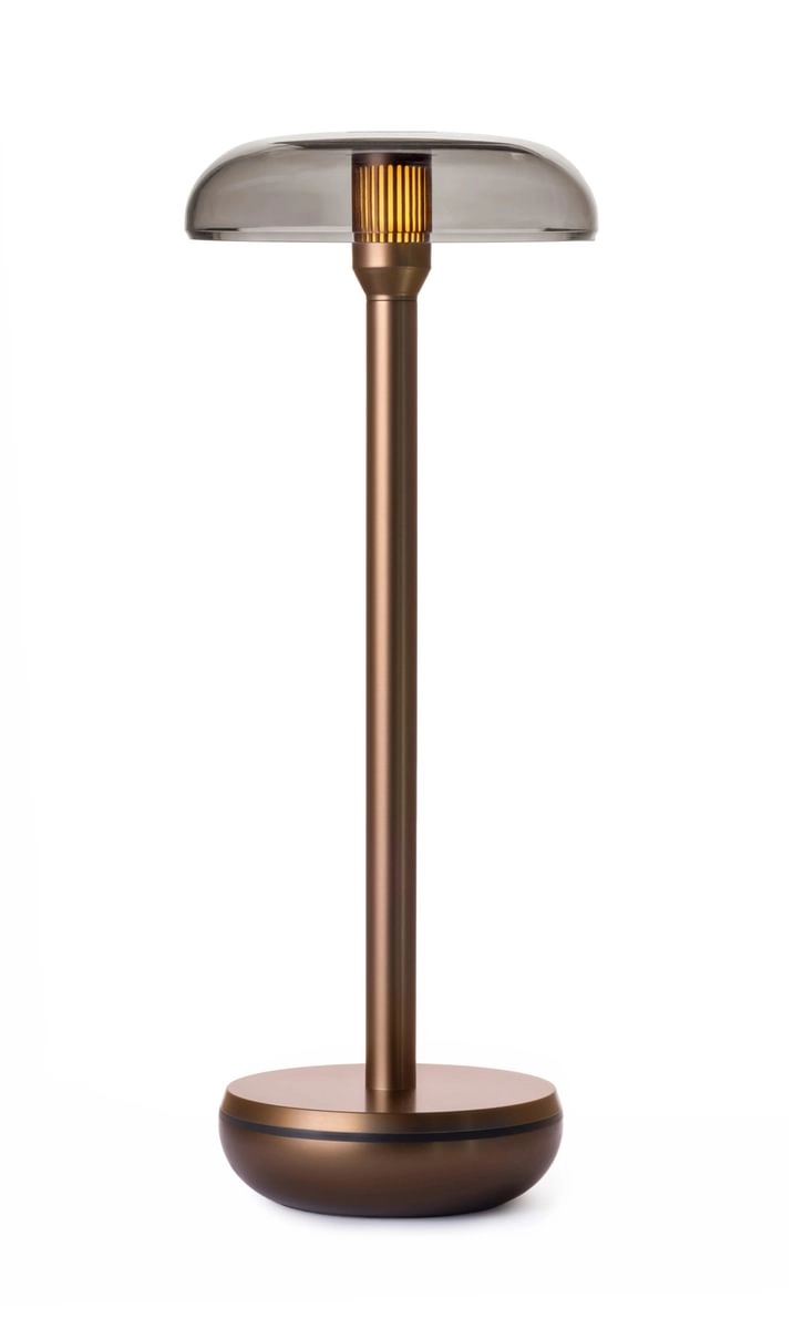 Air Bronze - Smoked oplaadbare tafellamp