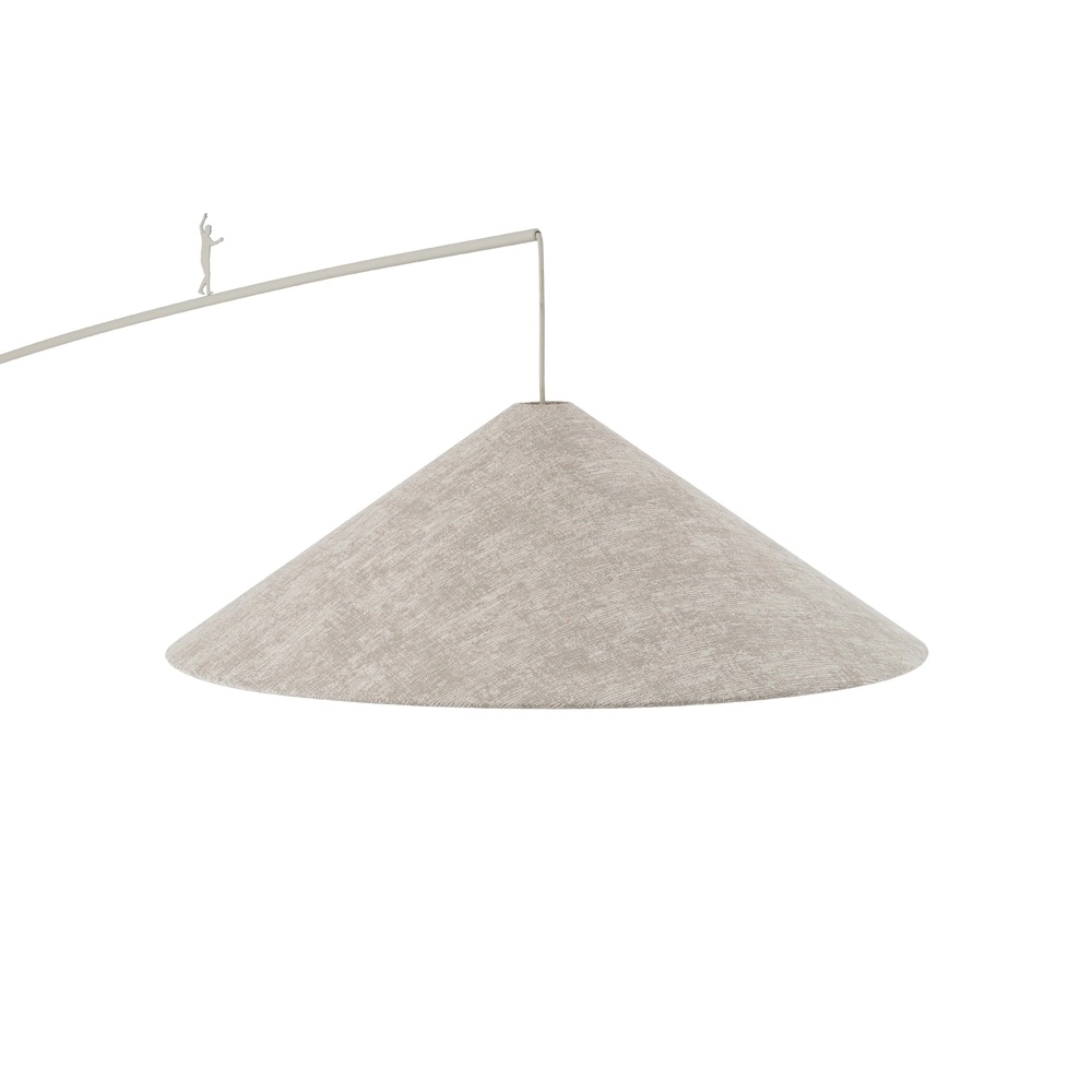 Vloerlamp Poise zand bruin Ø 72cm Lyora 5903139116862