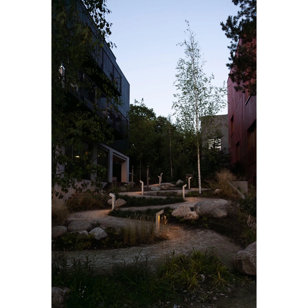 Houten padverlichting Punto Accoya - 50cm - 2700K Timberlab 8716803514065