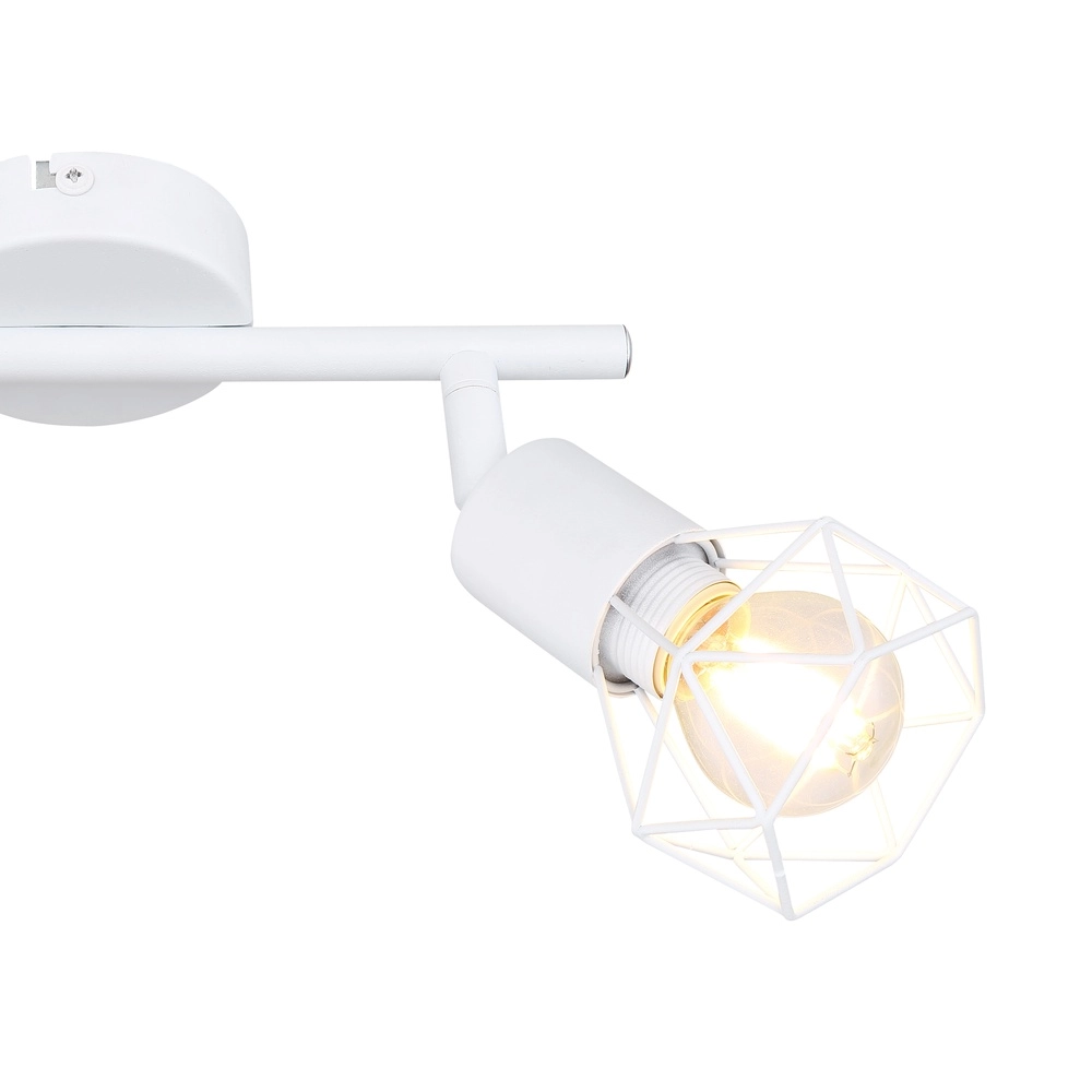 Plafondlamp Xara I 2-lichts wit Globo 9007371412983