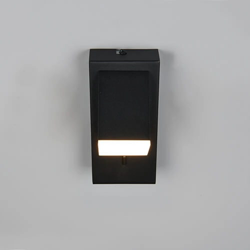 Wandspot zwart Raglan met schakelaar Trio 4017807614749