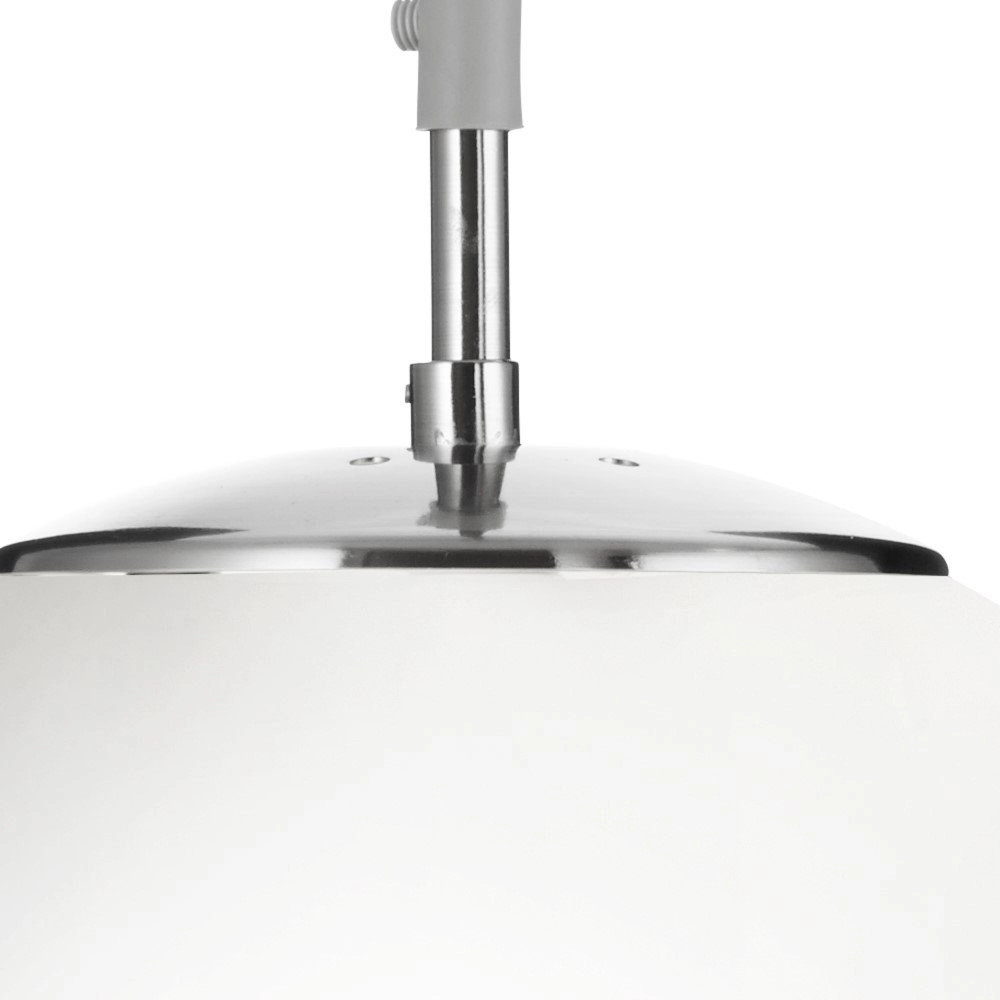 Glazen hanglamp Atom Ø 25cm met chroom Searchlight 5013874225832