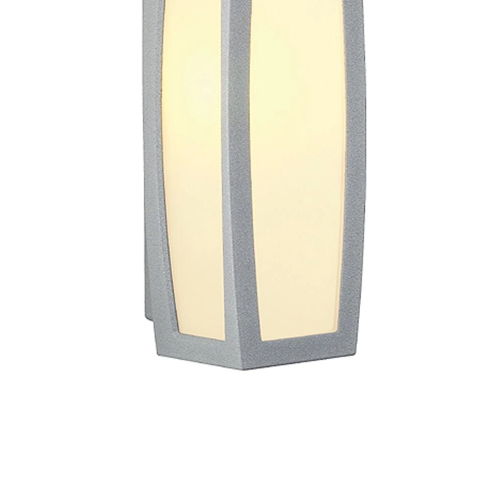 Buitenlamp Meridian Box zilvergrijs SLV 4024163123884