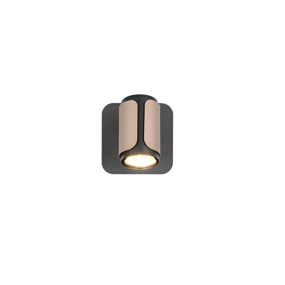 Opbouwspot Gillan zwart met bruin Trio 4017807641127