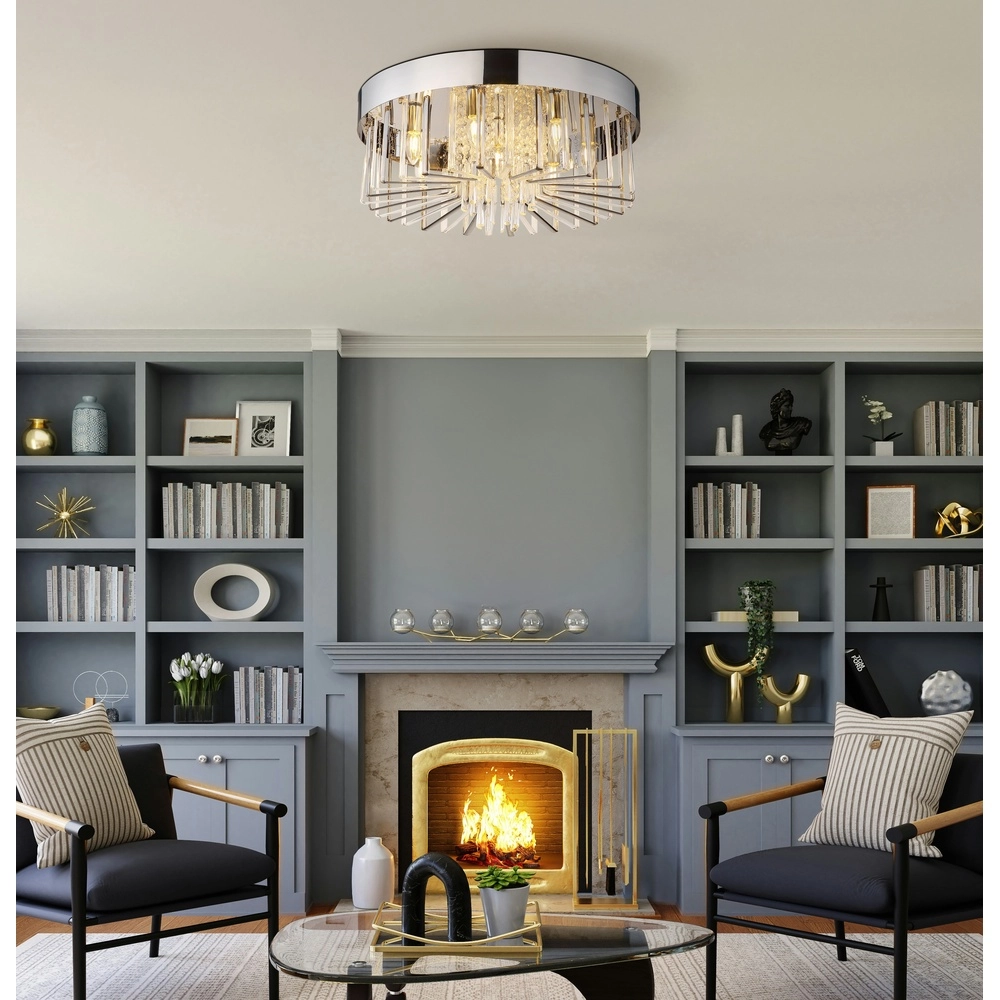 Plafondlamp Kirina design chroom Globo 9007371506286