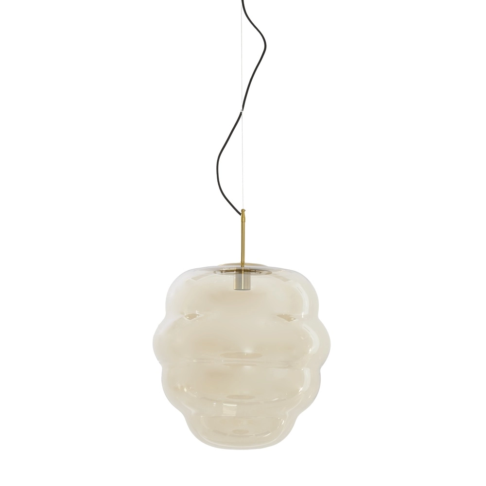 Ø 45cm hanglamp Misty met amber glas