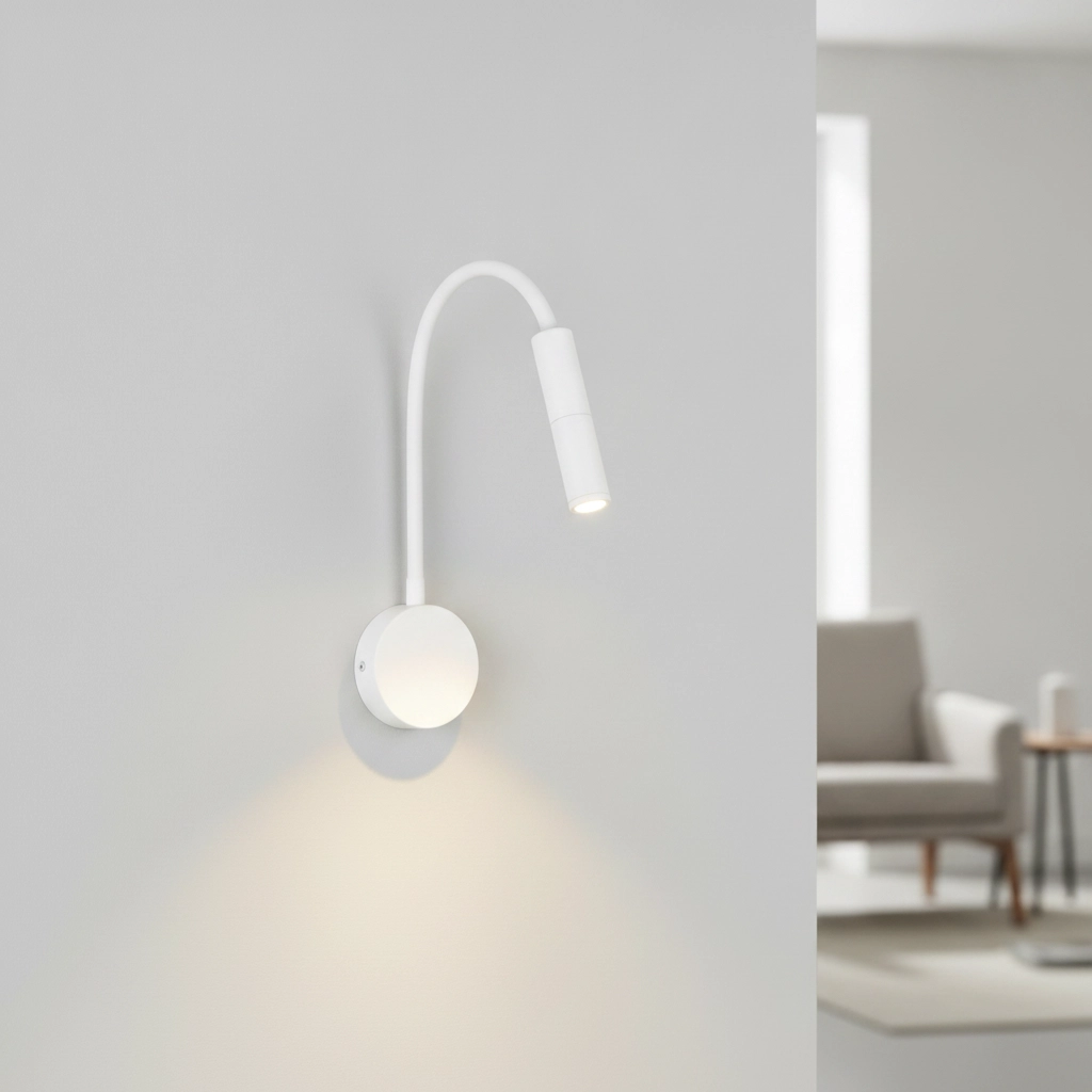 Bedlampje Sonica wit