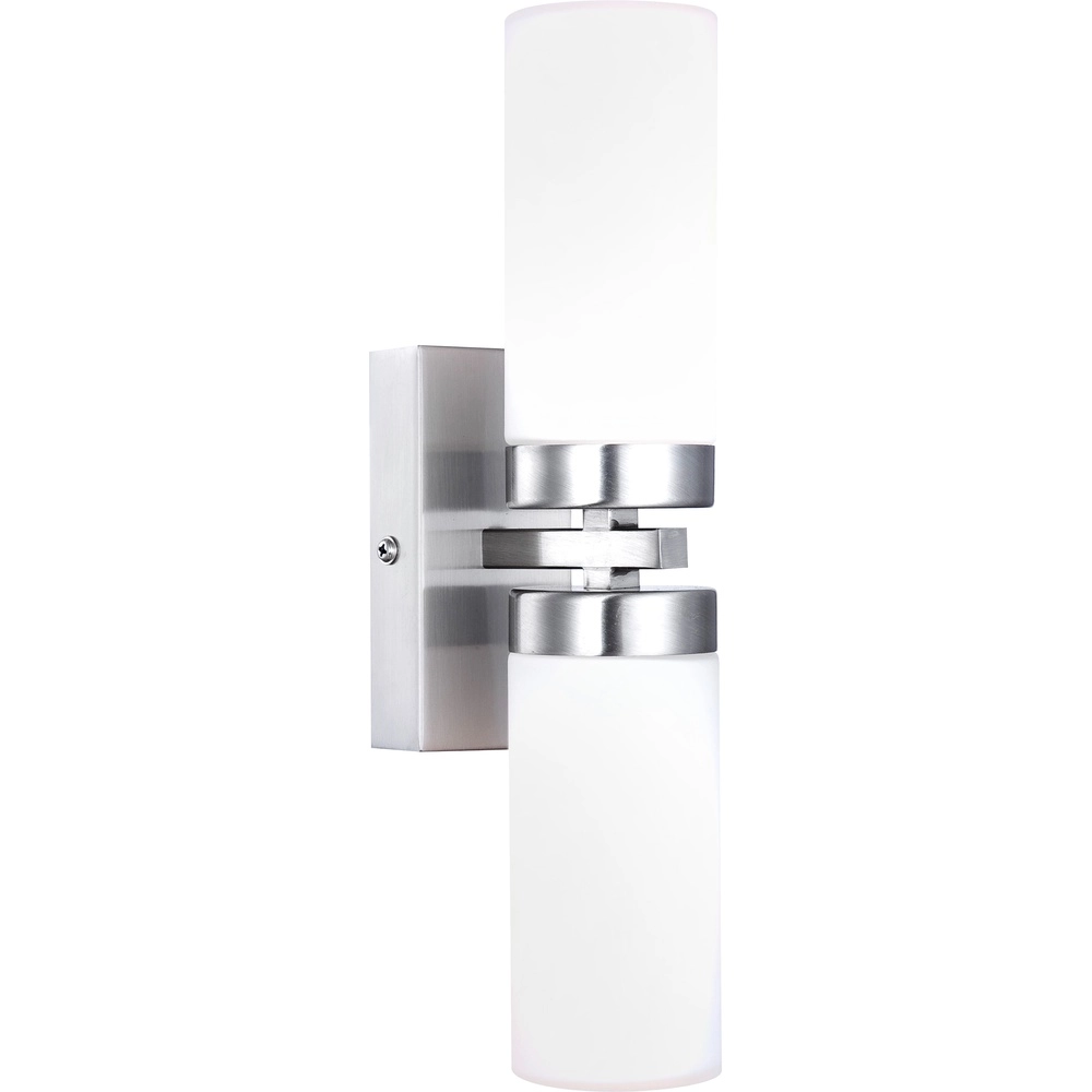Wandlamp Space dubbel nikkel