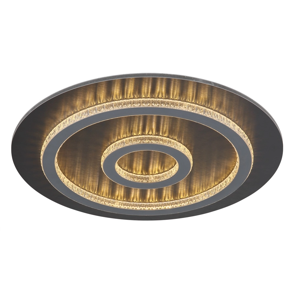 Plafondlamp Jayden zwart Ø 45cm Globo 9007371528837