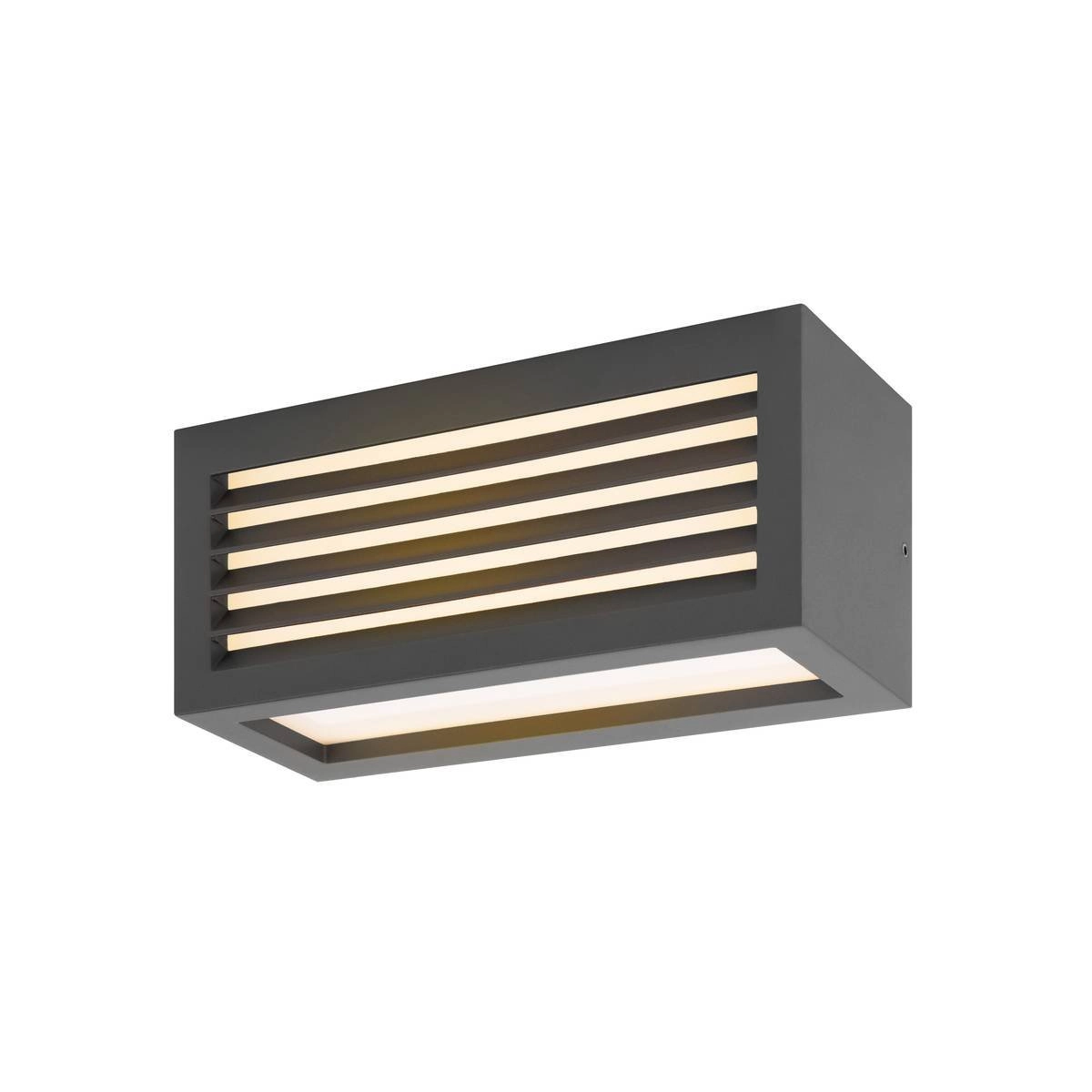 Wandlamp Box-L 25cm antraciet