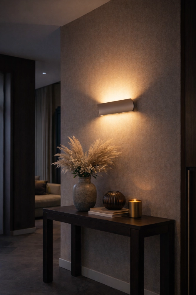 Indirecte wandlamp Malibu Up-down - champagne Artdelight 8720701104143