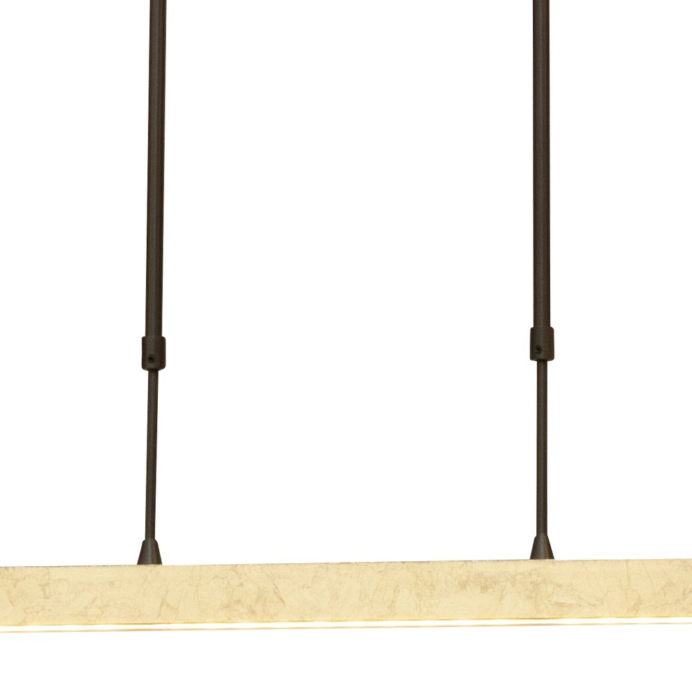 Zwarte hanglamp Real 3 130cm met goud Masterlight 8718121214320