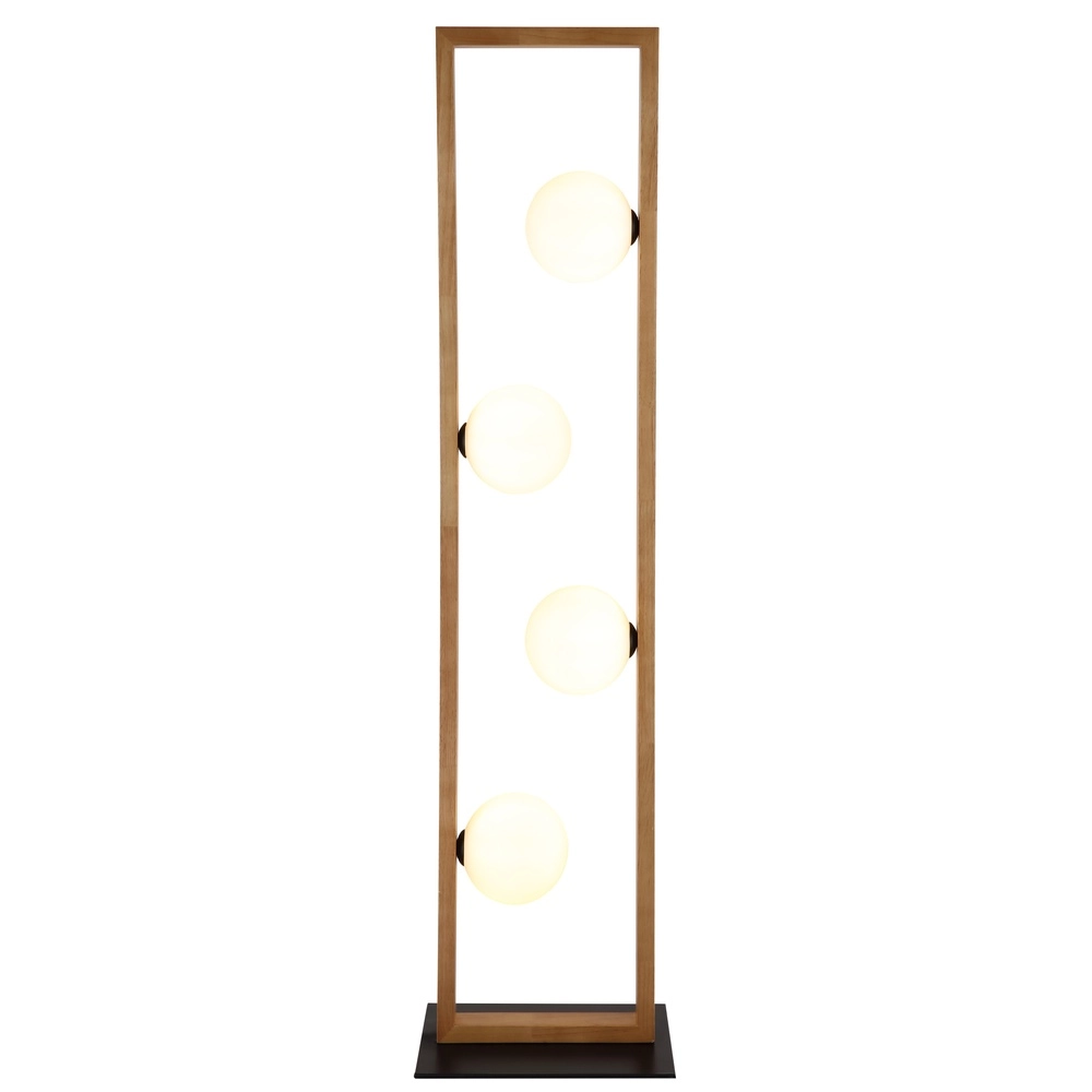 Design vloerlamp Nanda hout Globo 9007371507948