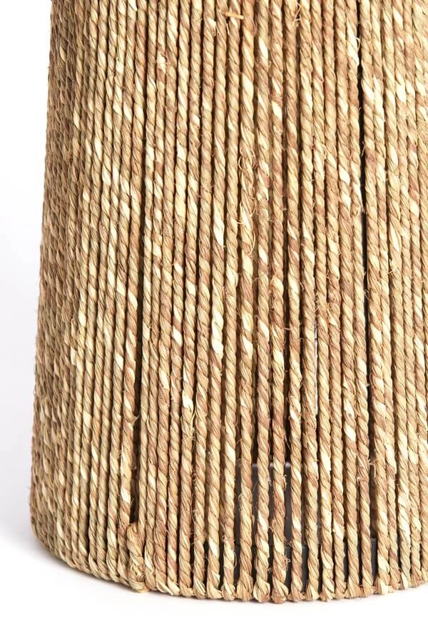 Japandi tafellamp Pitino bruin Ø 31,5cm Light & Living 8717807699949