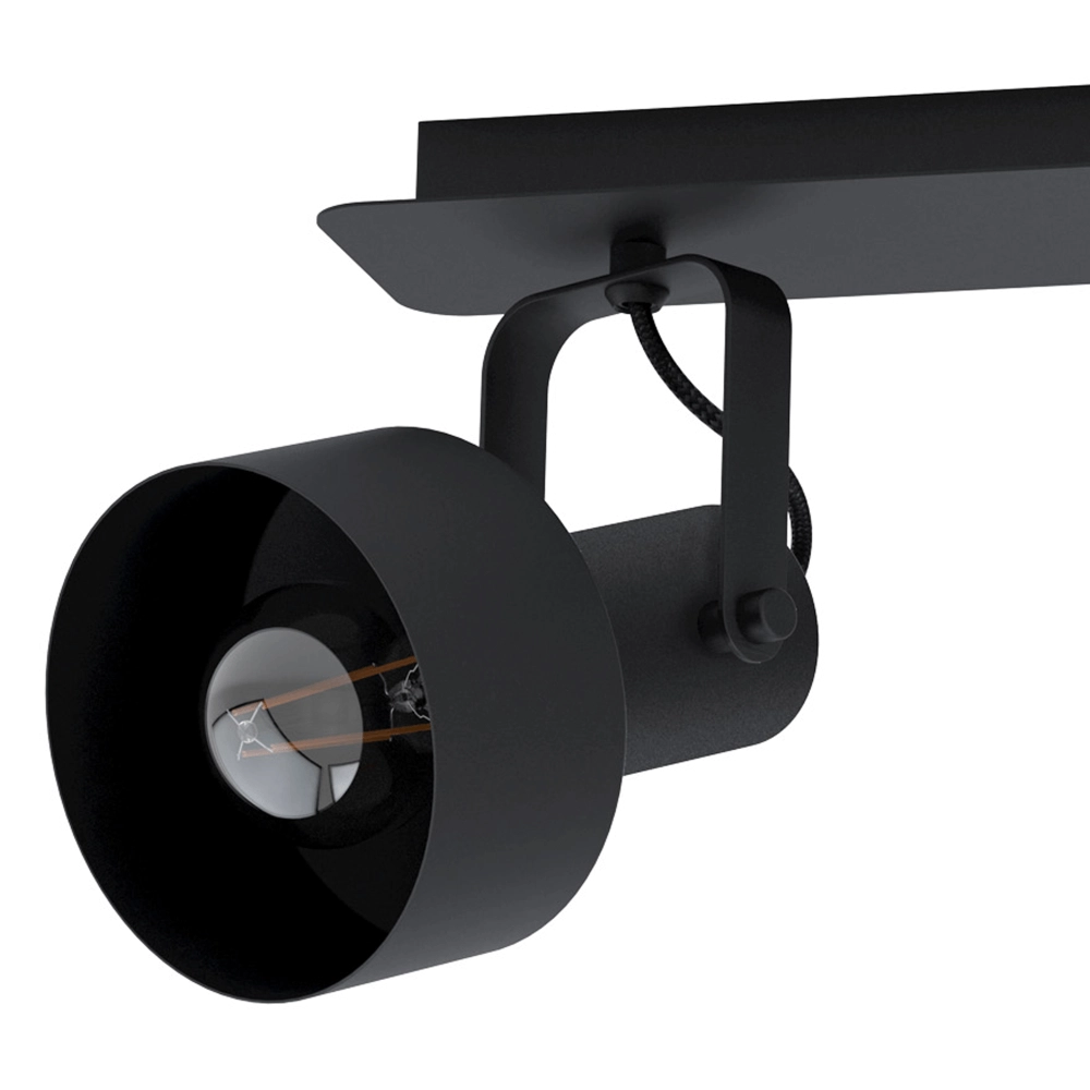 3-lichts zwarte spot Casibare Eglo 9002759995195