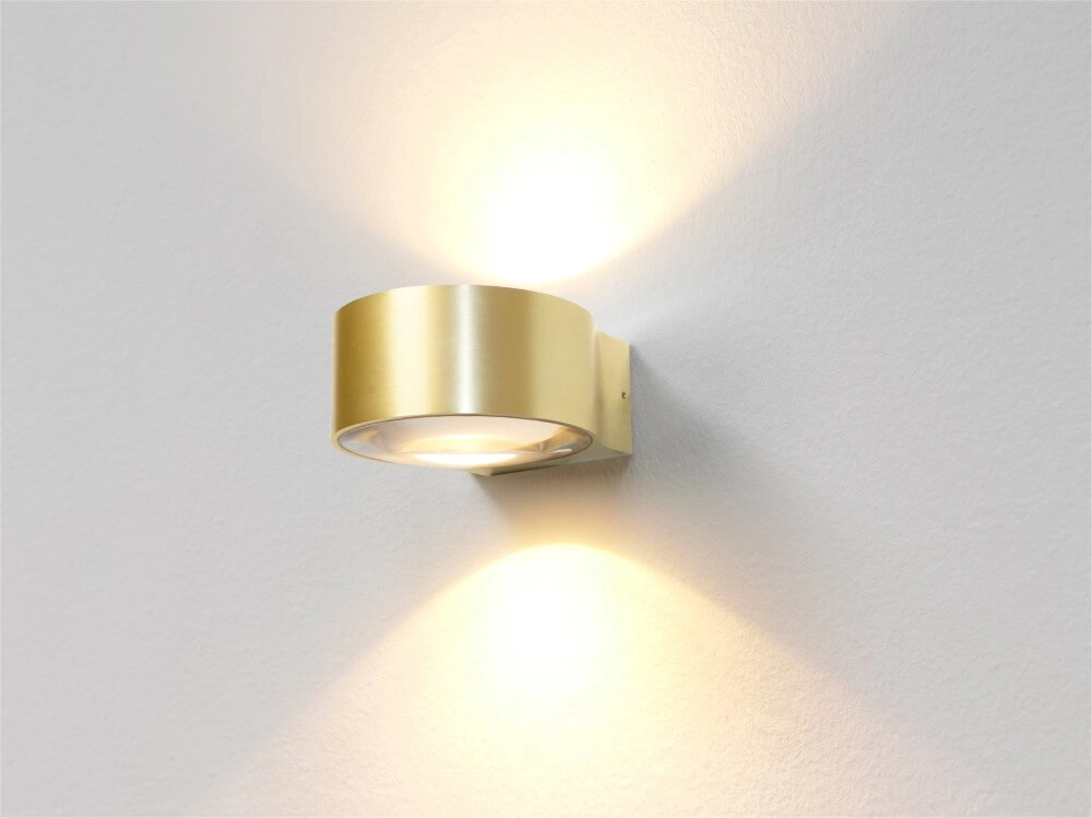 Design wandamp Hudson goud