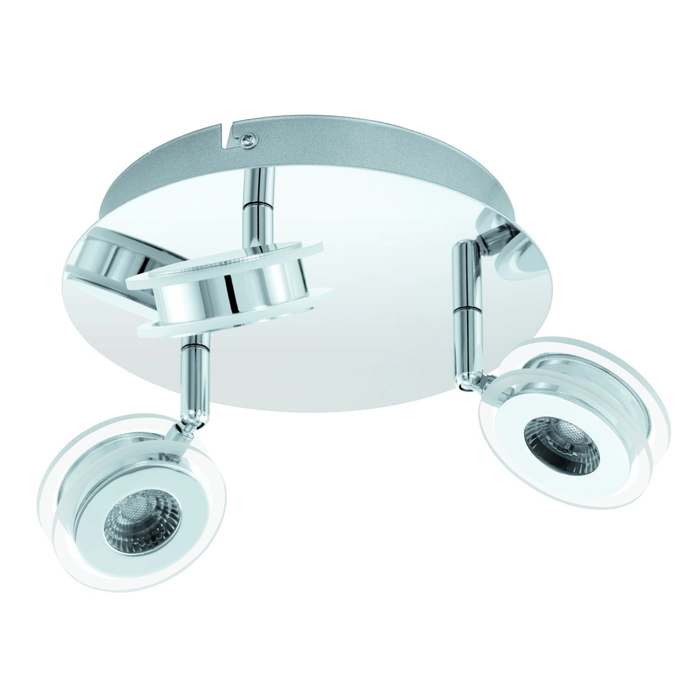 Plafondlamp Sarolo 3-lichts chroom