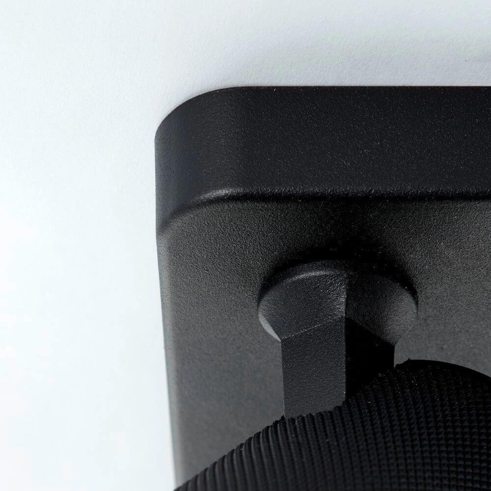 Vierkante opbouwspot Marty zwart Brilliant 4004353424427