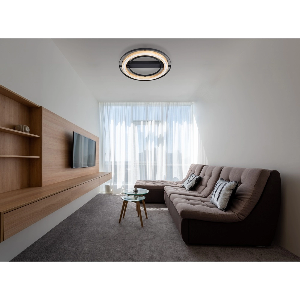Design plafondlamp Rilas zwart Globo 9007371484560
