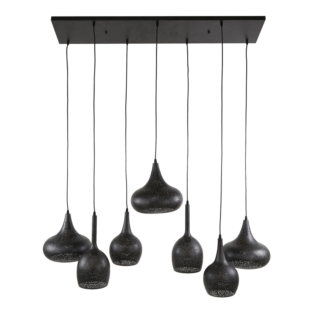 Eettafel hanglamp Zip 7x E27 Lyora 8716803512962