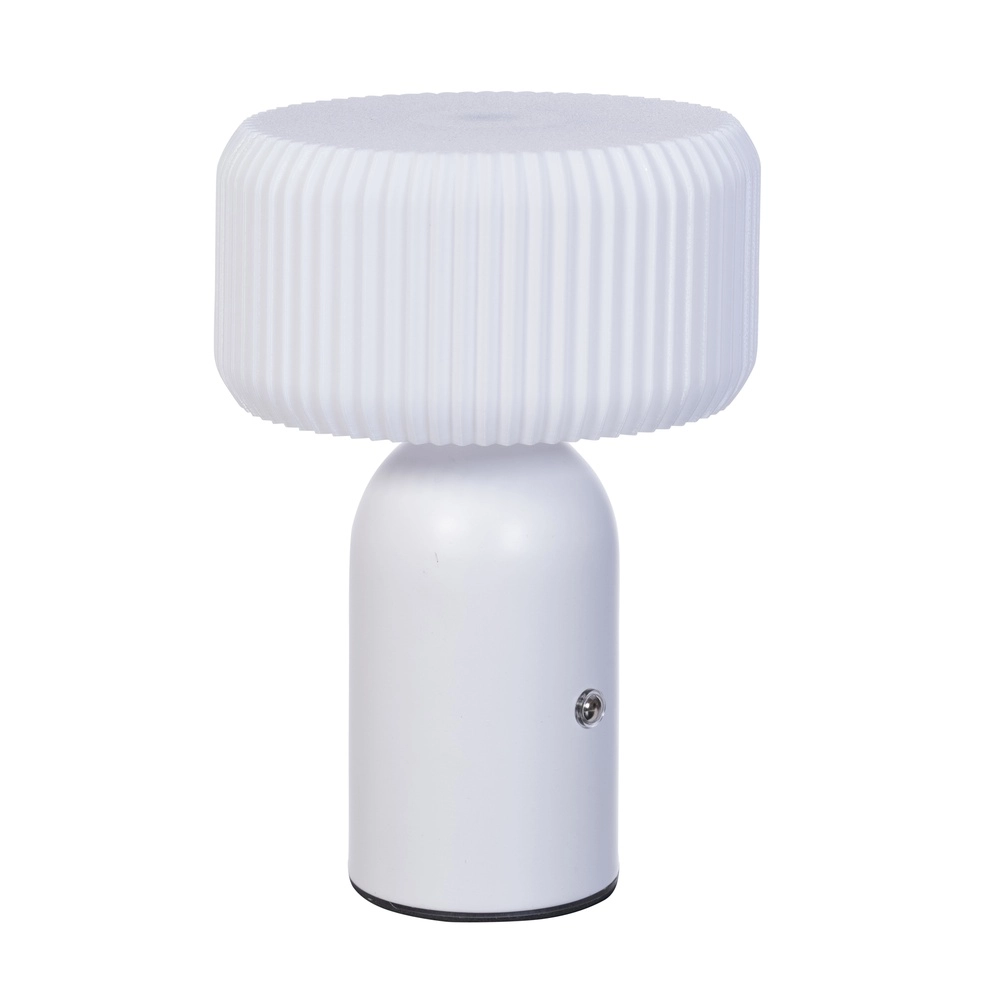 Tafellamp Nazare wit USB oplaadbaar Tafellamp Nazare wit USB oplaadbaar