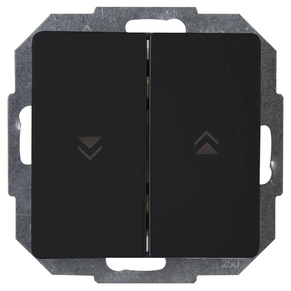 Jaloezie schakelaar Paris zwart