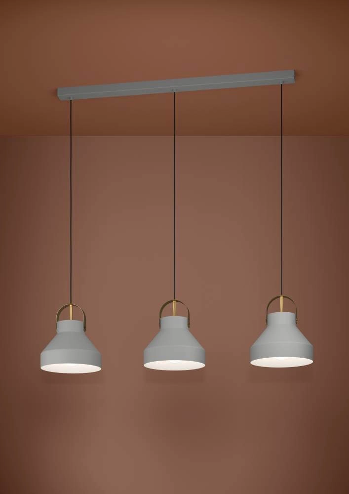 Grijze 3L hanglamp Estepona 107cm Stars of Light 9008606243334