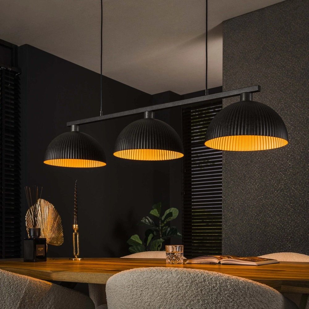 Industriële hanglamp Ripple 3L - Ø 30cm