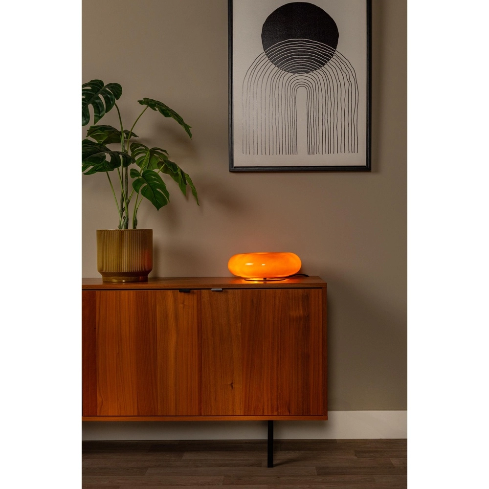 Tafellamp Sentino Ø 29,5cm oranje Lucide 5411212106490