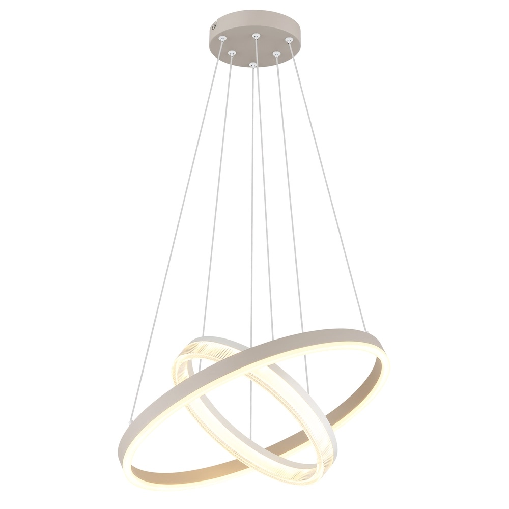 Moderne hanglamp Zara zand bruin Ø 50cm Globo 9007371573073