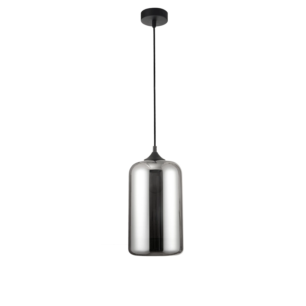 Hanglamp Savaz chroom glas Ø 17,5 x 29,8cm Lyora 5212017421258