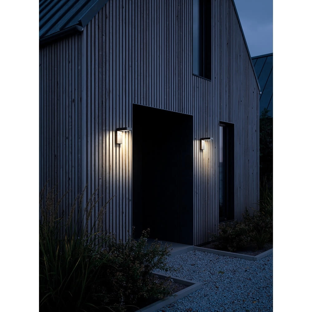 Solar muurlamp Alya zwart Nordlux 5704924004971