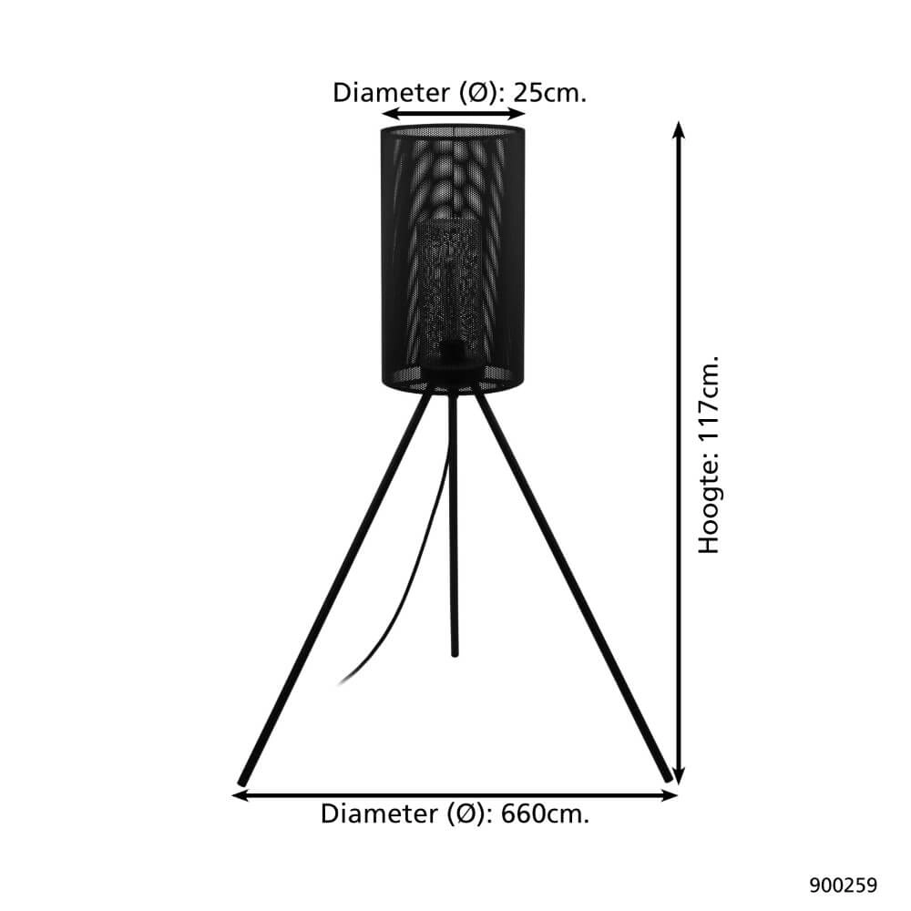 Tripod buitenlamp Ladunara Eglo 9008606232499