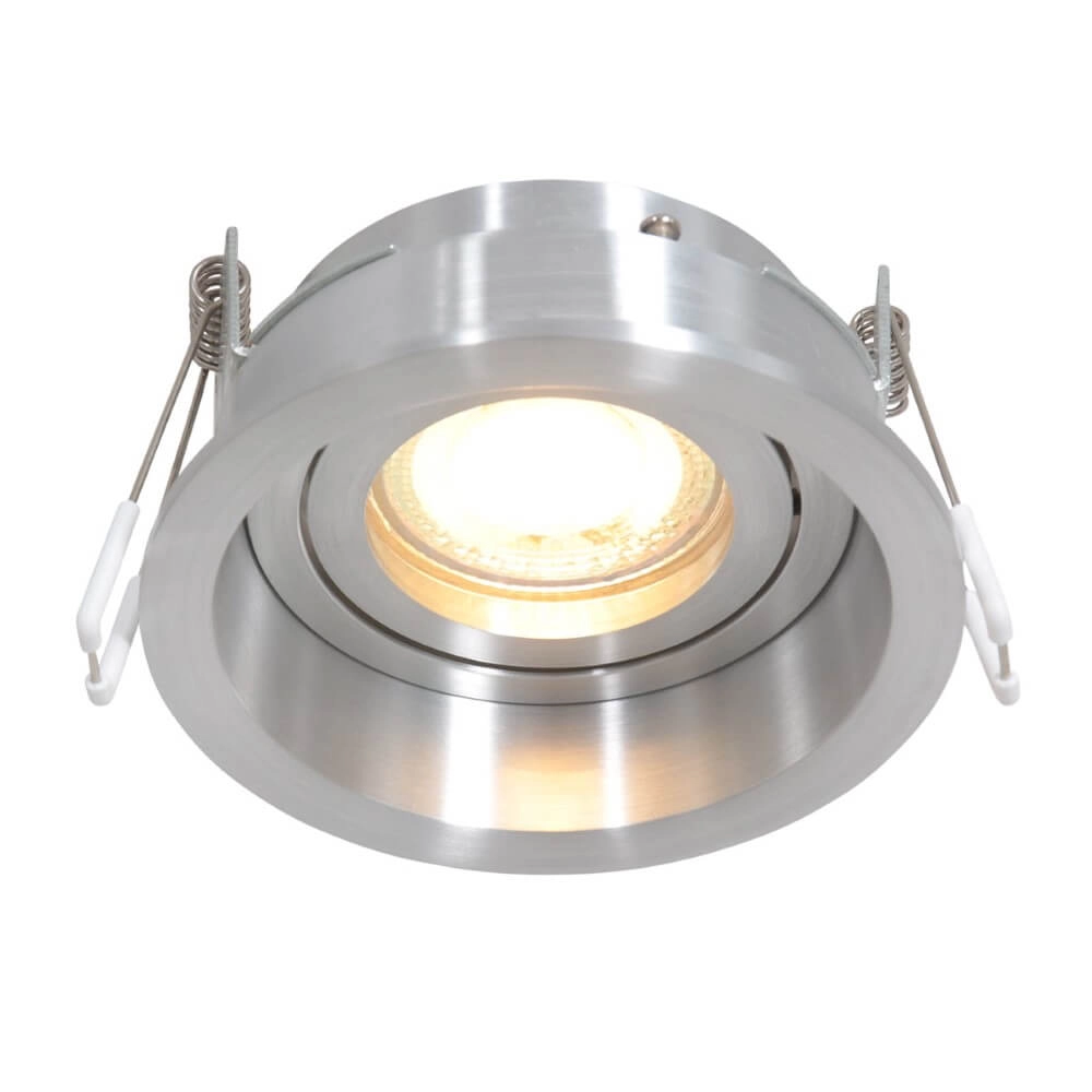 Geborstelde inbouwspot Pelite spot Ø 10cm