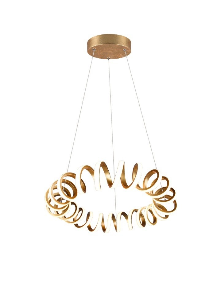 Led hanglamp Curl Ø 55cm goud