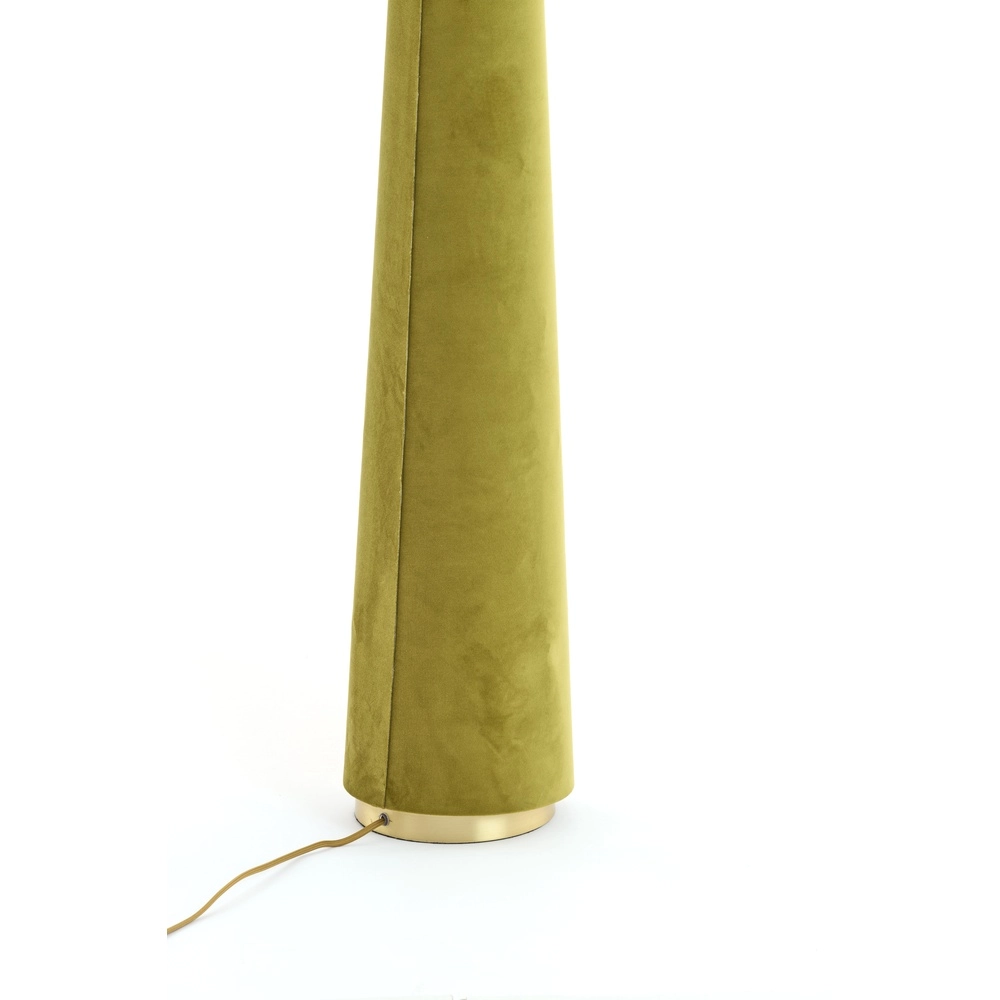 Vloerlamp Devia Ø 50cm - velvet - groen Light & Living 8717807759537