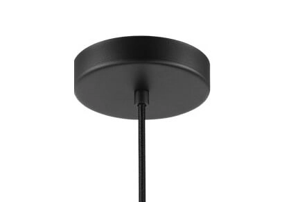 Glazen hanglamp Keyns zwart met smoke glas Eglo 9002759324667
