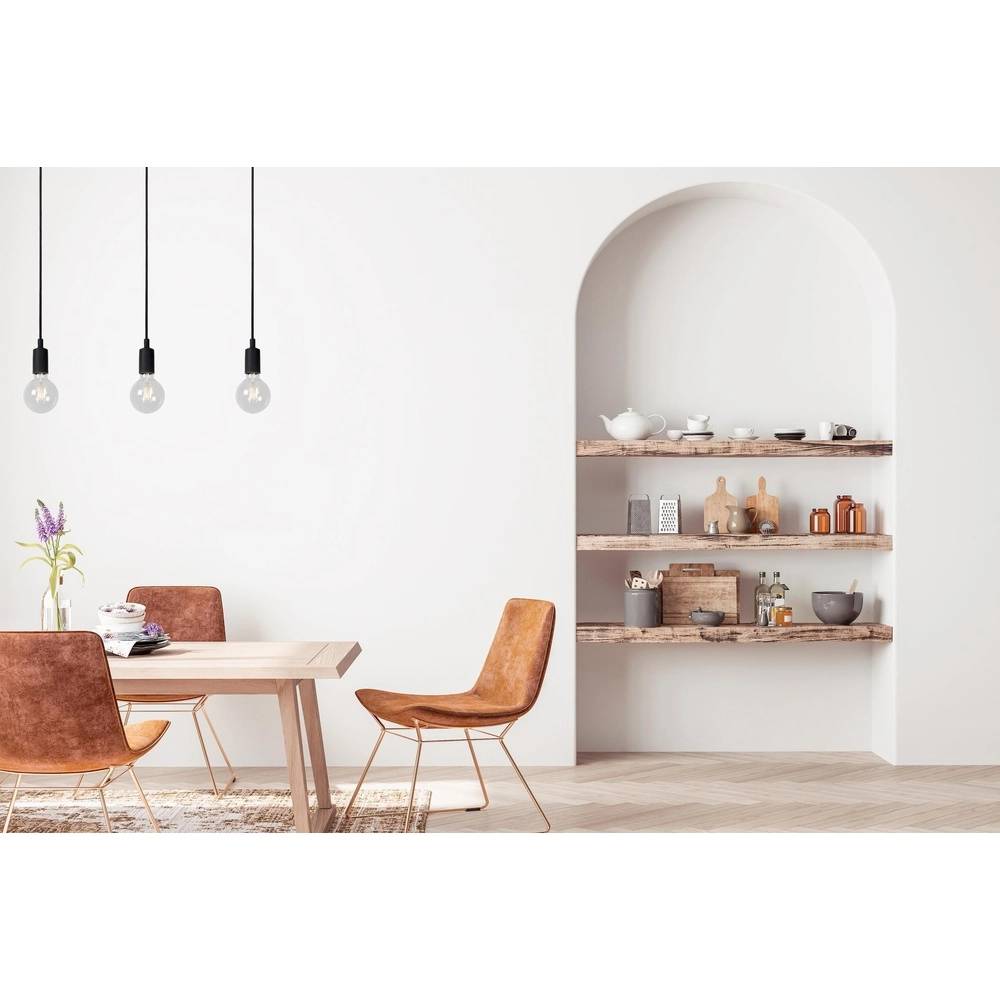 Hanglamp Fix 3-lichts zwart Lucide 5411212082725
