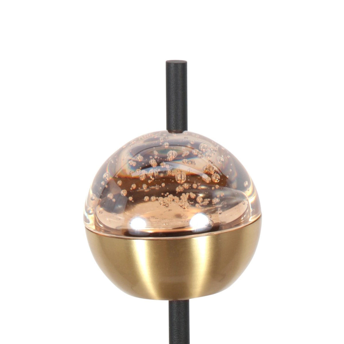 Led bureaulamp Belluno messing met zwart - dimbaar Steinhauer 8712746183955