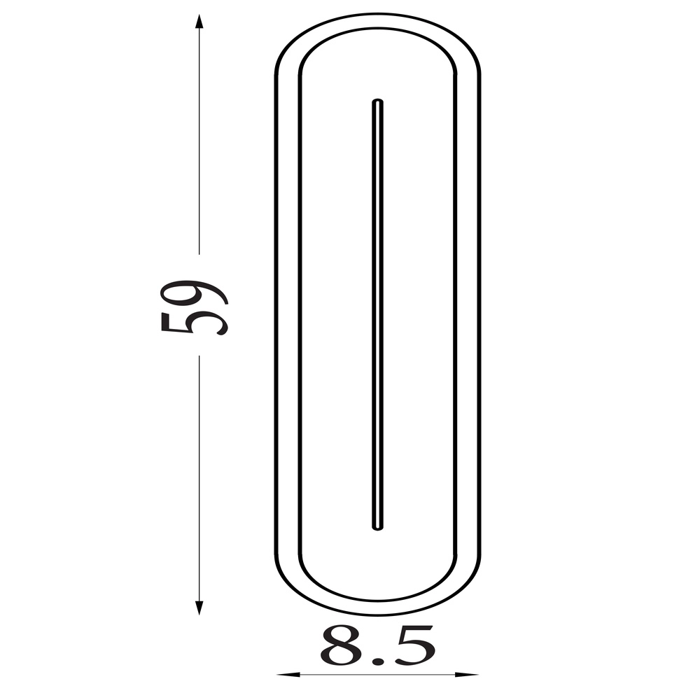 Gouden wandlamp Couper 59cm Searchlight 5053423302430