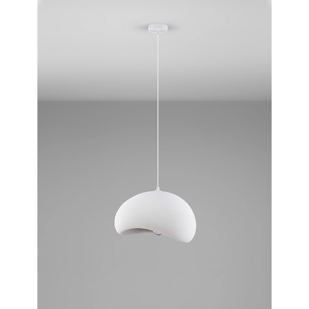 Natural pendant lamp Aere white 40cm Lyora 5212017460776