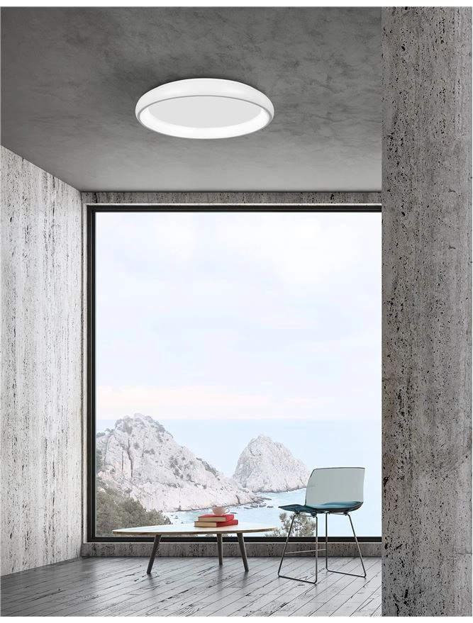 Plafondlamp Albi wit Ø 61cm Plafondlamp Albi wit Ø 61cm