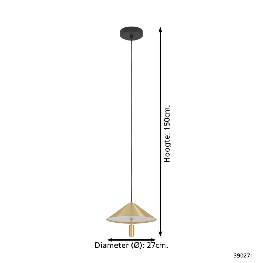 Hanging lamp Paraguay gold Stars of Light 9008606274246