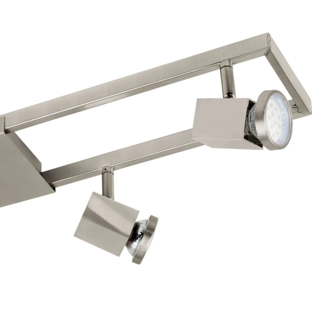 Led plafondspot Zeraco 4-lichts led nikkel mat Eglo 9002759936785