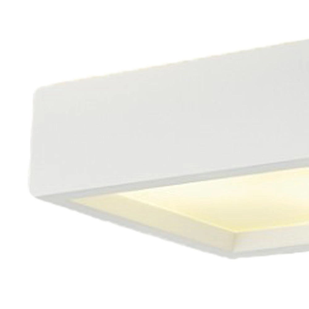 Vierkante plafondlamp Plastra GL 104 E27 SLV 4024163093408