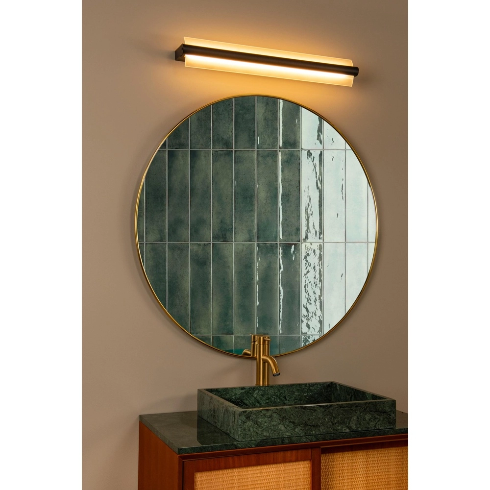 Wandlamp Wanda 60cm zwart Lucide 5411212040596