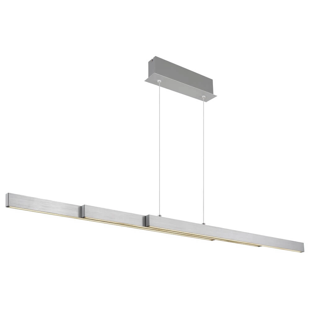 Design hanglamp Ethan 150cm geborsteld Globo 9007371474233